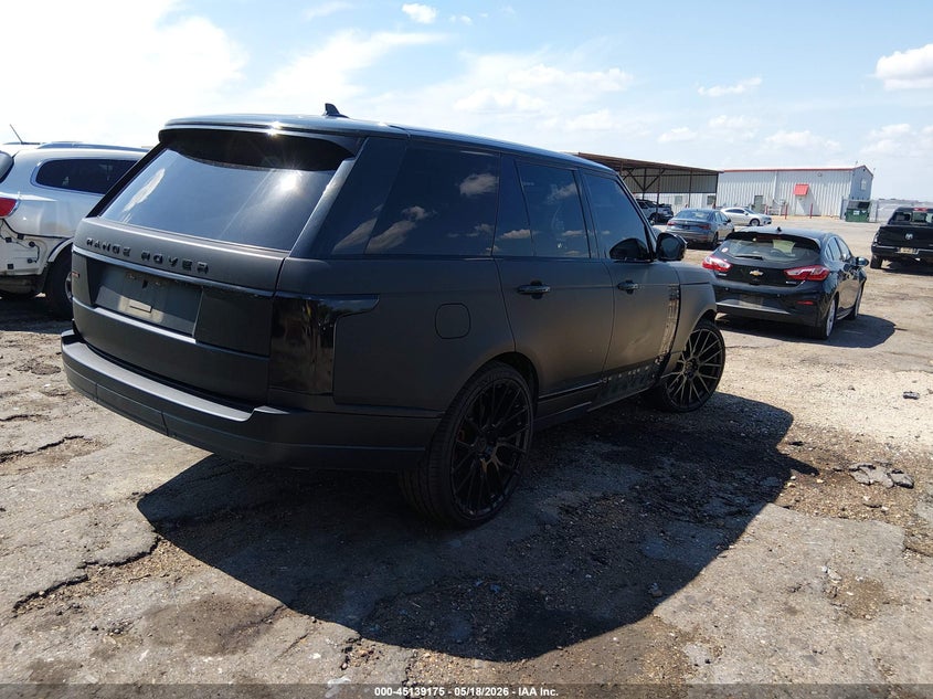 2016 Land rover RANGE ROVER VIN SALGS2EF7GA245957 IAAI salvage auction — FRONT END, Salvage (Mississippi), sold $6,200 on 2026-07-12 (photo 4)