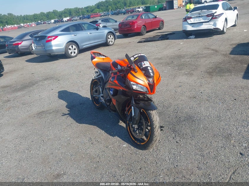 2008 Honda Cbr600 VIN JH2PC40078M100931 IAAI salvage auction — FRONT END, Salvage - Greater Than 75% (Maryland), sold $1,250 on 2026-07-07 (photo 1)