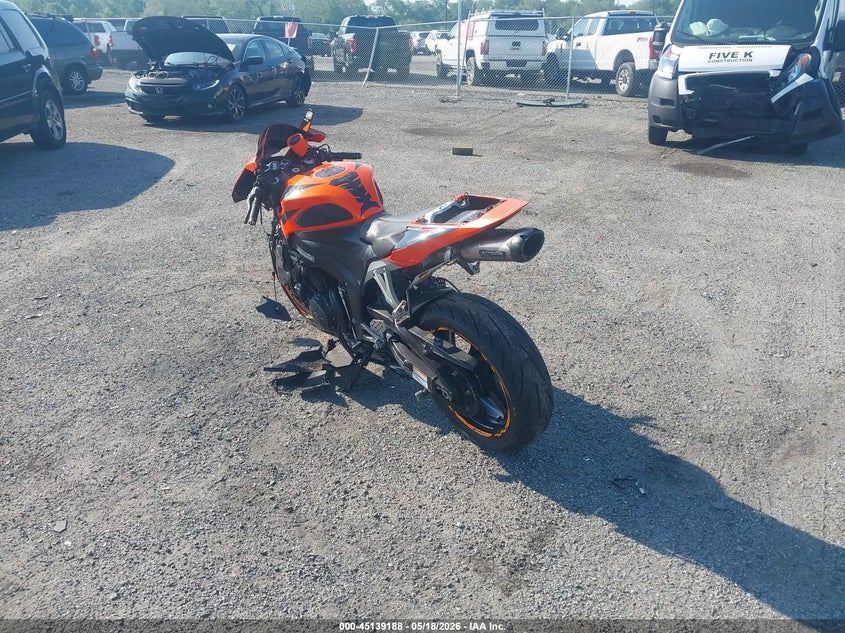 2008 Honda Cbr600 VIN JH2PC40078M100931 IAAI salvage auction — FRONT END, Salvage - Greater Than 75% (Maryland), sold $1,250 on 2026-07-07 (photo 3)