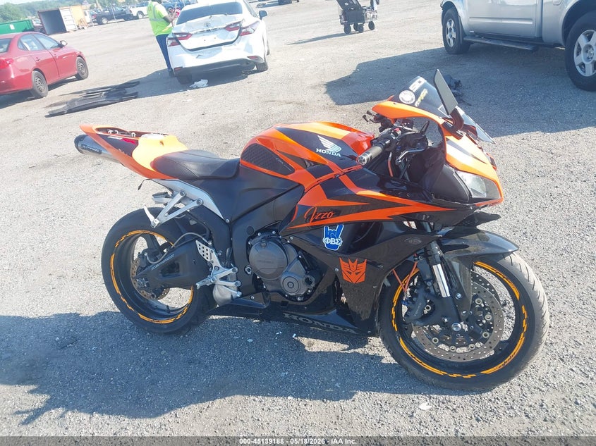 2008 Honda Cbr600 VIN JH2PC40078M100931 IAAI salvage auction — FRONT END, Salvage - Greater Than 75% (Maryland), sold $1,250 on 2026-07-07 (photo 8)