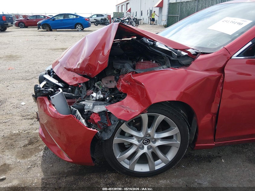 2016 Mazda 6 VIN JM1GJ1T54G1404769 IAAI salvage auction — LEFT FRONT, Salvage (Kansas), sold $1,700 on 2026-07-10 (photo 6)