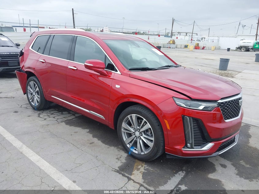 2022 Cadillac Xt6 VIN 1GYKPCRS1NZ136158 IAAI salvage auction — REAR END, Salvage Title, sold $8,750 on 2026-08-21 (photo 1)