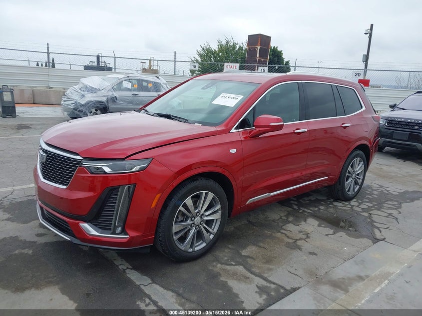 2022 Cadillac Xt6 VIN 1GYKPCRS1NZ136158 IAAI salvage auction — REAR END, Salvage Title, sold $8,750 on 2026-08-21 (photo 2)