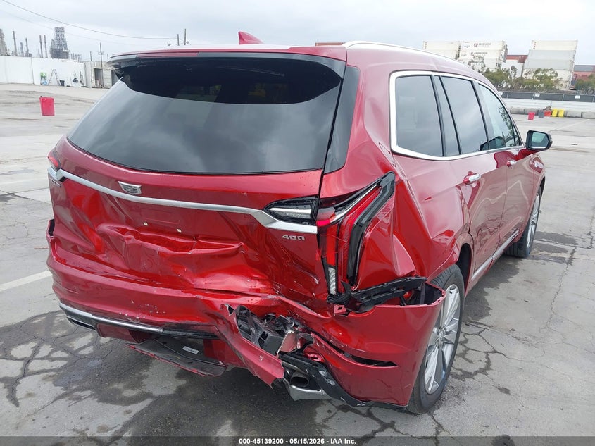 2022 Cadillac Xt6 VIN 1GYKPCRS1NZ136158 IAAI salvage auction — REAR END, Salvage Title, sold $8,750 on 2026-08-21 (photo 6)