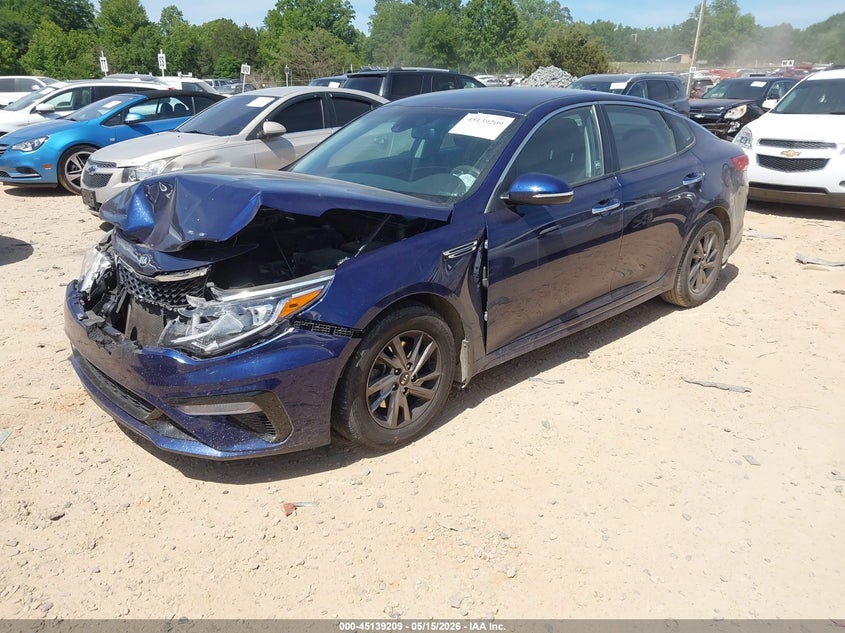 2019 Kia Optima VIN 5XXGT4L34KG362224 IAAI salvage auction — FRONT END, Salvage (South Carolina), sold $1,150 on 2026-07-06 (photo 2)