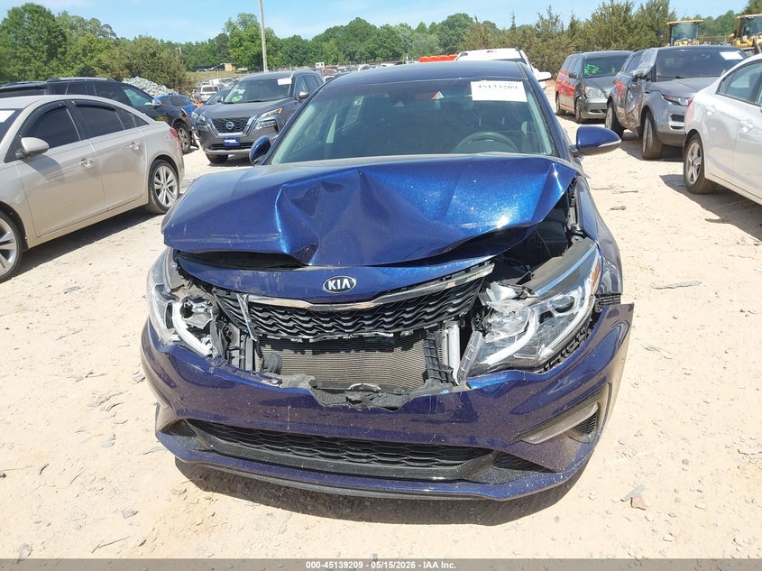 2019 Kia Optima VIN 5XXGT4L34KG362224 IAAI salvage auction — FRONT END, Salvage (South Carolina), sold $1,150 on 2026-07-06 (photo 6)