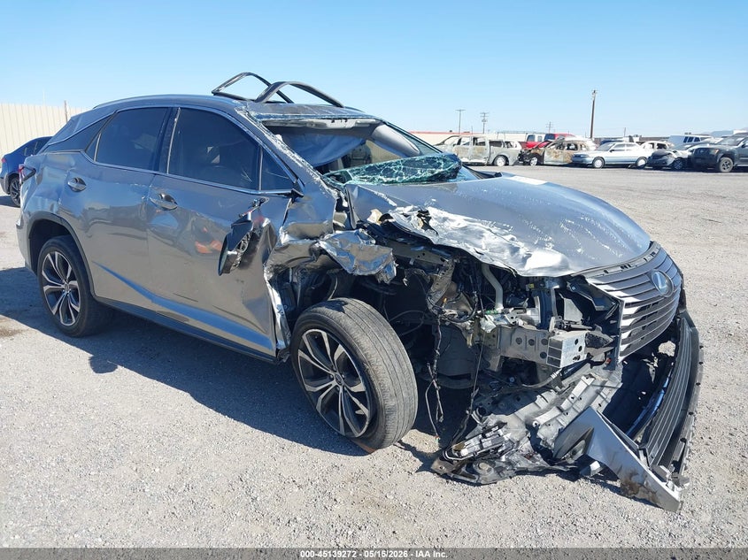 2018 Lexus Rx VIN 2T2ZZMCA2JC108616 IAAI salvage auction — ROLLOVER, Salvage (California), sold $3,350 on 2026-07-23 (photo 1)