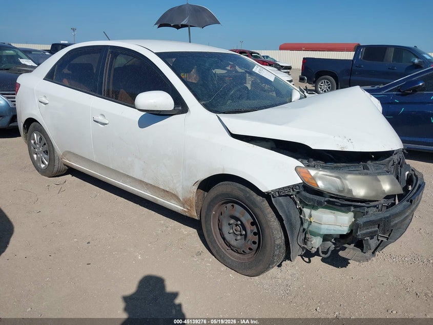 2013 Kia Forte VIN KNAFT4A26D5692828 IAAI salvage auction — FRONT & REAR, Salvage (Texas), sold $325 on 2026-07-13 (photo 1)