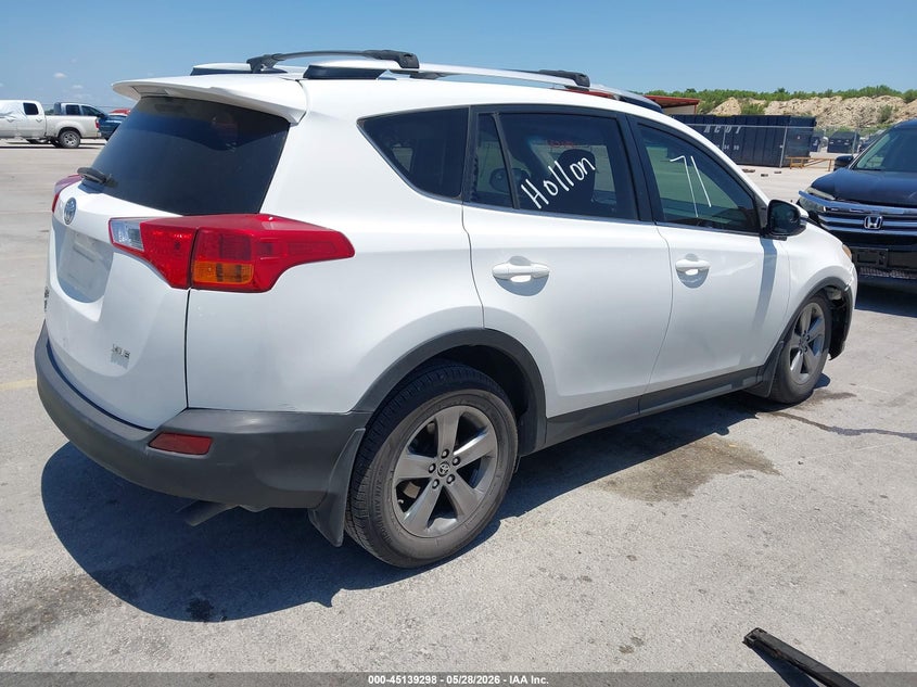2015 Toyota Rav 4 VIN JTMWFREV3FJ039847 IAAI salvage auction — LEFT FRONT, Salvage Title, sold $4,800 on 2026-07-31 (photo 4)