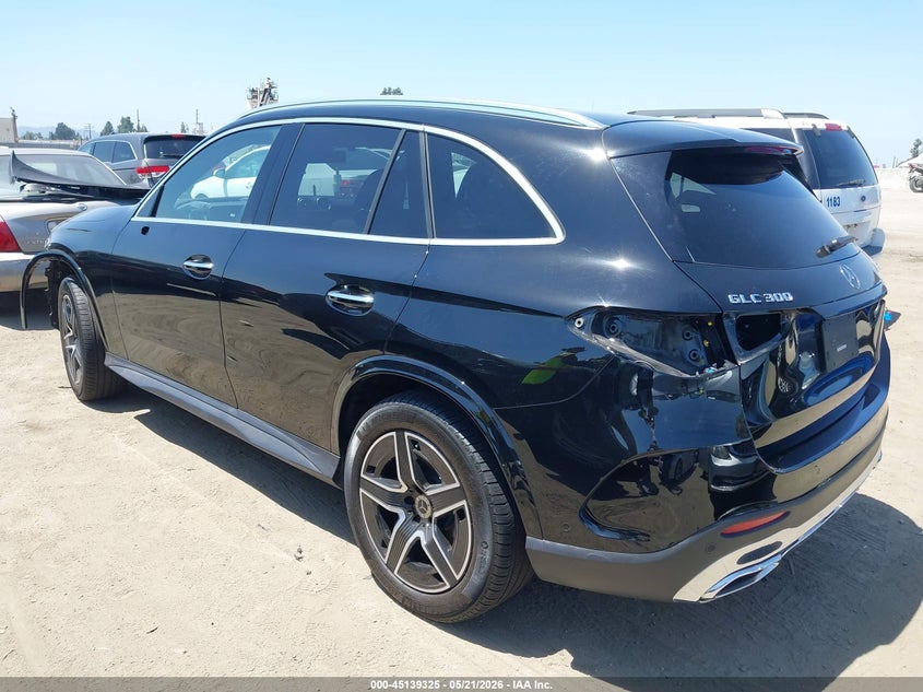 2025 Mercedes-benz Glc VIN W1NKM4HB9SF278432 IAAI salvage auction — THEFT, Salvage (California), sold $23,550 on 2026-07-20 (photo 3)
