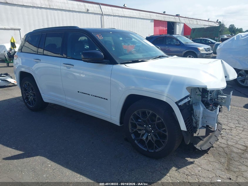 2025 Jeep Grand cherokee VIN 1C4RJHEG8S8674331 IAAI salvage auction — FRONT END, Salvage (Oregon), sold $27,900 on 2026-07-09 (photo 1)