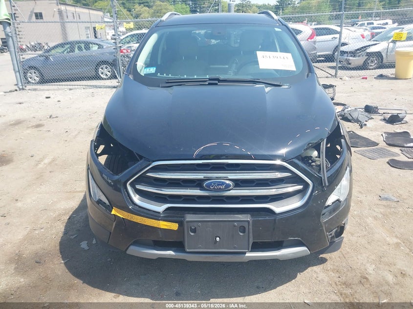 2019 Ford Ecosport VIN MAJ6S3KL4KC275357 IAAI salvage auction — FRONT END, Salvage (Massachusetts), sold $1,150 on 2026-07-24 (photo 6)
