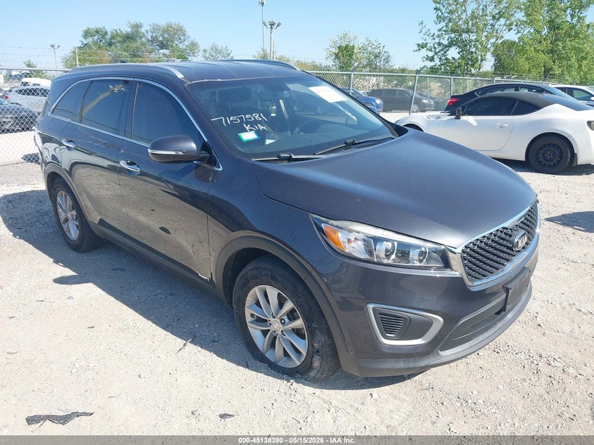 2018 Kia Sorento VIN 5XYPGDA35JG361584 IAAI salvage auction — THEFT, Salvage (Illinois), sold $2,200 on 2026-07-14 (photo 1)