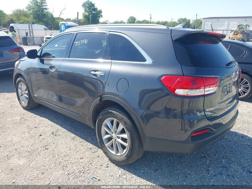 2018 Kia Sorento VIN 5XYPGDA35JG361584 IAAI salvage auction — THEFT, Salvage (Illinois), sold $2,200 on 2026-07-14 (photo 3)