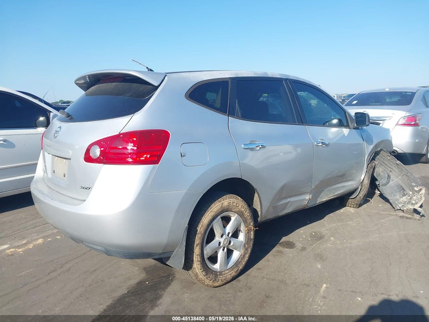 2010 Nissan Rogue sport VIN JN8AS5MT0AW028805 IAAI salvage auction — FRONT END, Salvage (North Carolina), sold $400 on 2026-07-15 (photo 4)