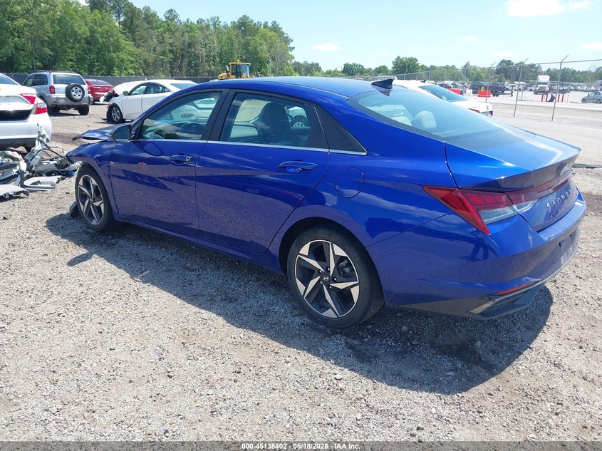 2021 Hyundai Elantra VIN KMHLP4AG2MU120081 IAAI salvage auction — FRONT END, Salvage (South Carolina), sold $3,800 on 2026-07-22 (photo 3)