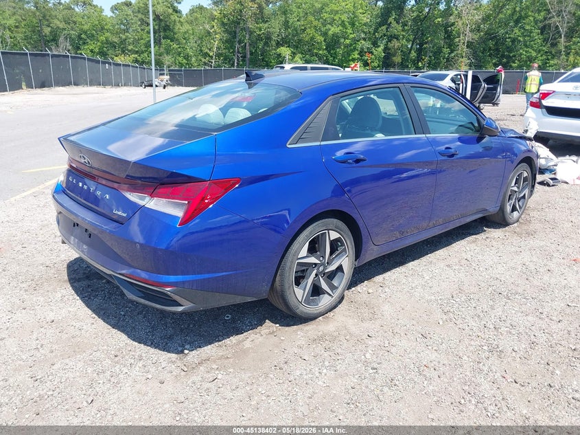 2021 Hyundai Elantra VIN KMHLP4AG2MU120081 IAAI salvage auction — FRONT END, Salvage (South Carolina), sold $3,800 on 2026-07-22 (photo 4)