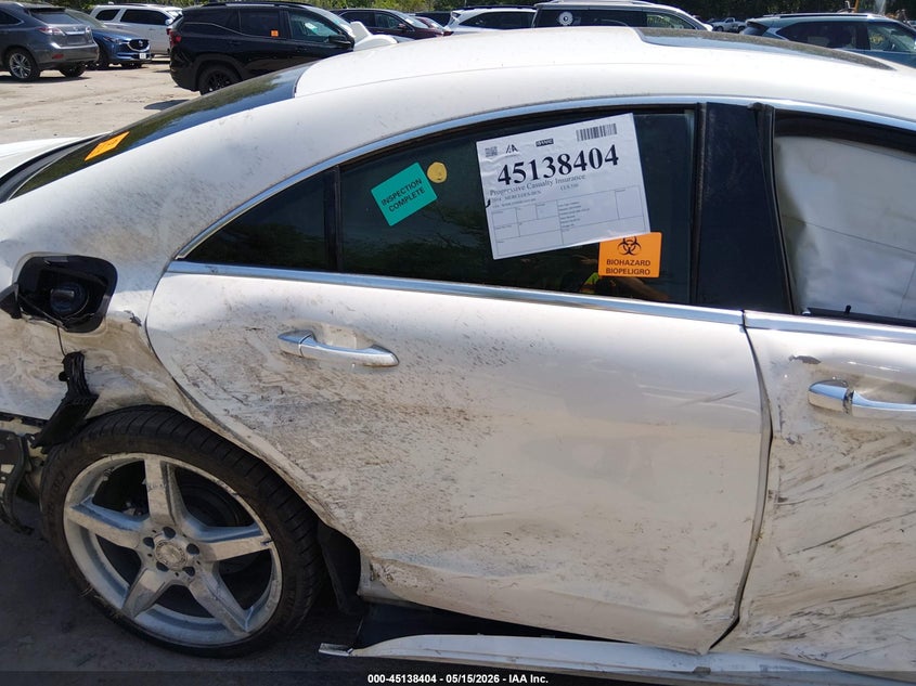 2014 Mercedes-benz Cls-klasse VIN WDDLJ7DB9EA091484 IAAI salvage auction — FRONT END, Salvage (Kansas), sold $325 on 2026-07-08 (photo 8)