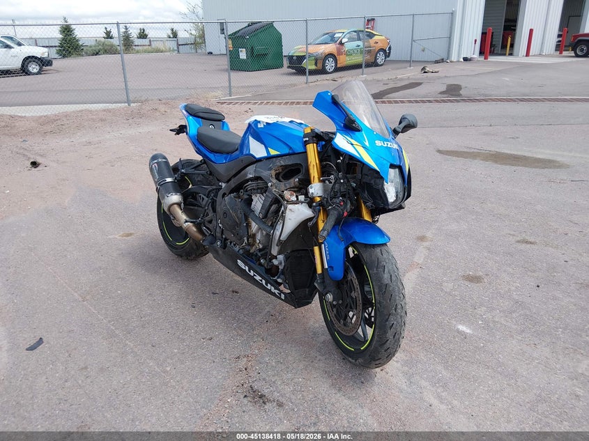 2020 Suzuki Gsx VIN JS1DM11H1L7100341 IAAI salvage auction — FRONT END, Clear (Colorado), sold $2,350 on 2026-07-28 (photo 1)