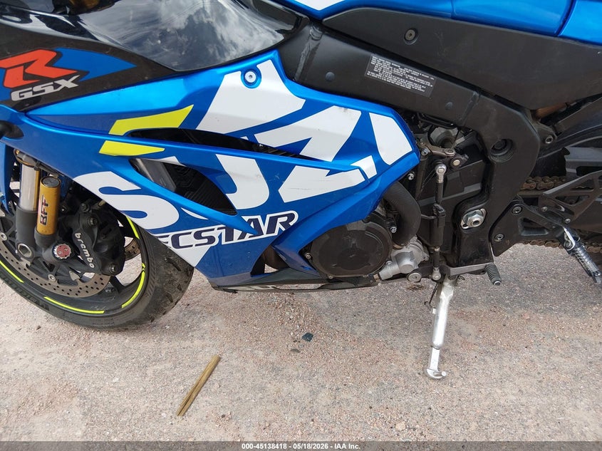 2020 Suzuki Gsx VIN JS1DM11H1L7100341 IAAI salvage auction — FRONT END, Clear (Colorado), sold $2,350 on 2026-07-28 (photo 9)