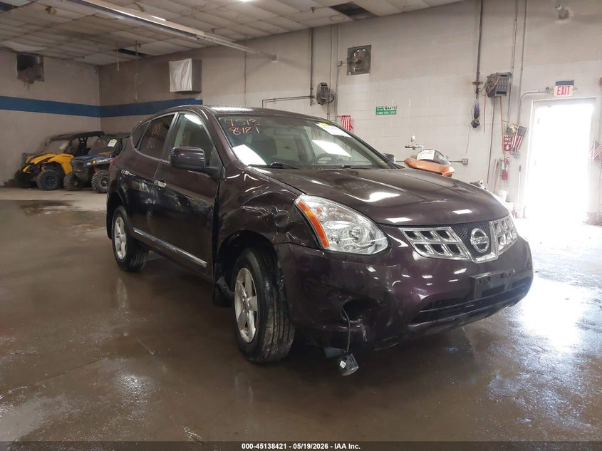 2013 Nissan Rogue VIN JN8AS5MV8DW140841 IAAI salvage auction — RIGHT SIDE, Salvage (Maine), sold $25 on 2026-07-27 (photo 1)