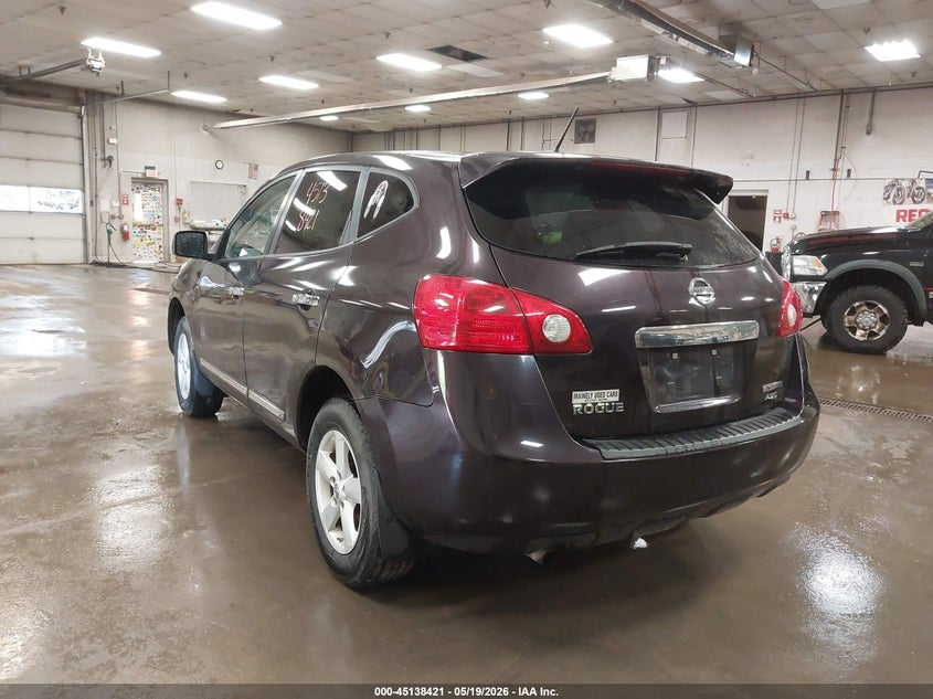 2013 Nissan Rogue VIN JN8AS5MV8DW140841 IAAI salvage auction — RIGHT SIDE, Salvage (Maine), sold $25 on 2026-07-27 (photo 3)