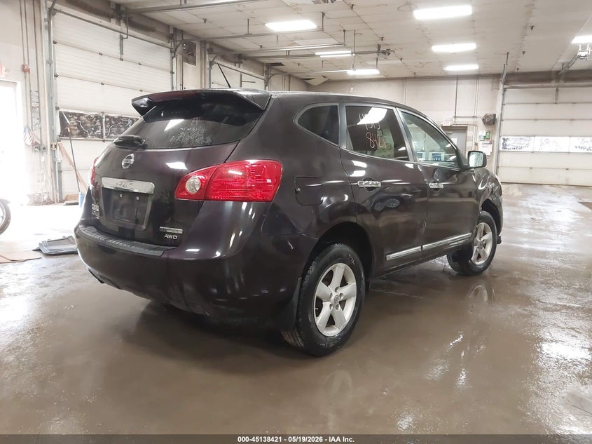 2013 Nissan Rogue VIN JN8AS5MV8DW140841 IAAI salvage auction — RIGHT SIDE, Salvage (Maine), sold $25 on 2026-07-27 (photo 4)