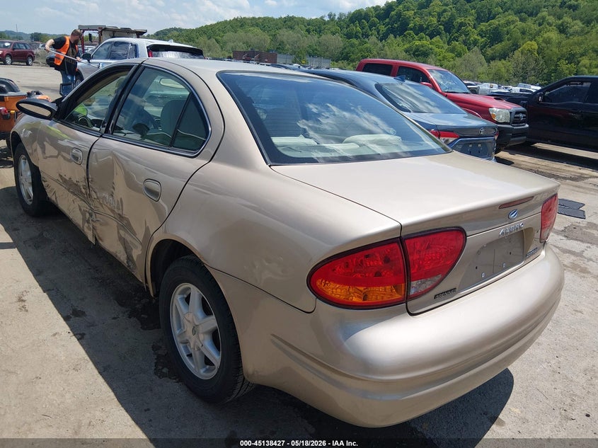 2003 Oldsmobile Alero VIN 1G3NL52F83C233896 IAAI salvage auction — LEFT SIDE, Salvage (West Virginia), sold $375 on 2026-07-23 (photo 3)