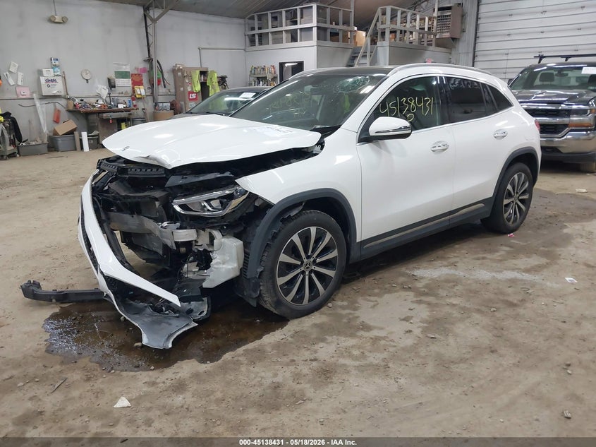 2021 Mercedes-benz Gla-klasse VIN W1N4N4HB5MJ180147 IAAI salvage auction — FRONT END, Salvage Title, sold $4,250 on 2026-07-09 (photo 2)