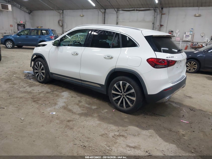 2021 Mercedes-benz Gla-klasse VIN W1N4N4HB5MJ180147 IAAI salvage auction — FRONT END, Salvage Title, sold $4,250 on 2026-07-09 (photo 3)