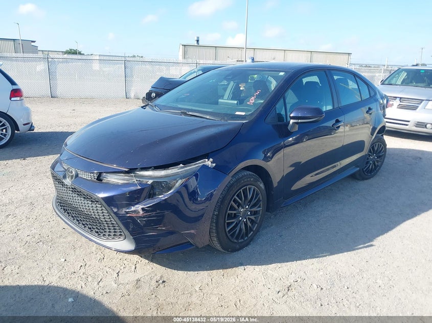2020 Toyota Corolla VIN 5YFEPRAE7LP089186 IAAI salvage auction — LEFT REAR, Rebuildable (Florida), sold $4,075 on 2026-07-07 (photo 2)