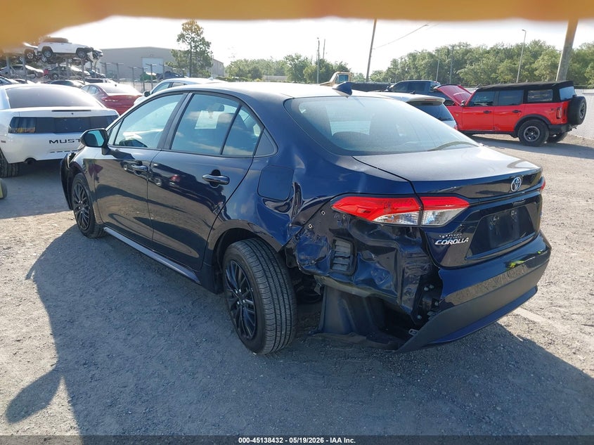 2020 Toyota Corolla VIN 5YFEPRAE7LP089186 IAAI salvage auction — LEFT REAR, Rebuildable (Florida), sold $4,075 on 2026-07-07 (photo 3)
