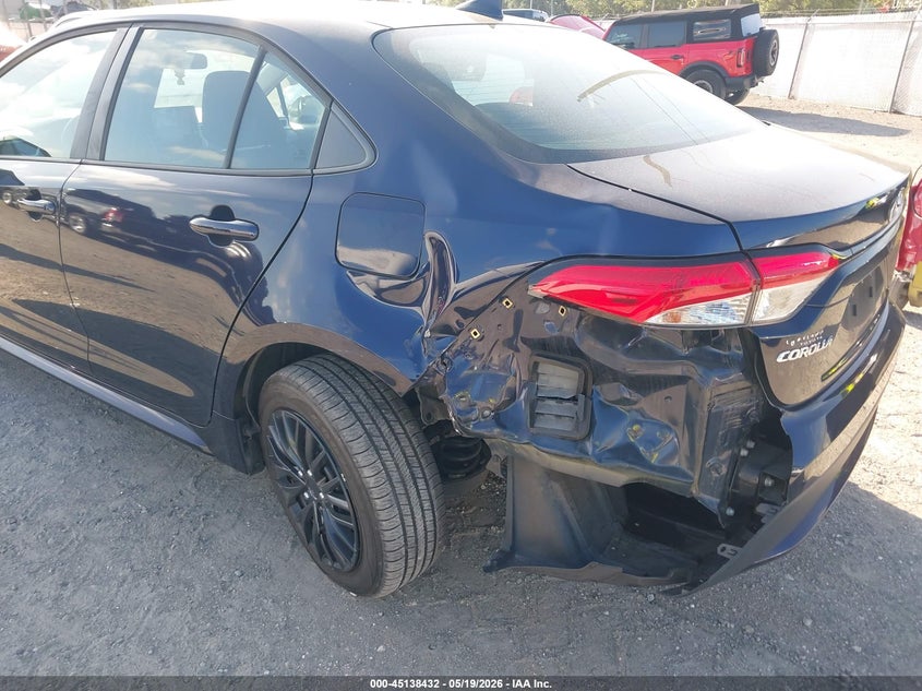 2020 Toyota Corolla VIN 5YFEPRAE7LP089186 IAAI salvage auction — LEFT REAR, Rebuildable (Florida), sold $4,075 on 2026-07-07 (photo 6)