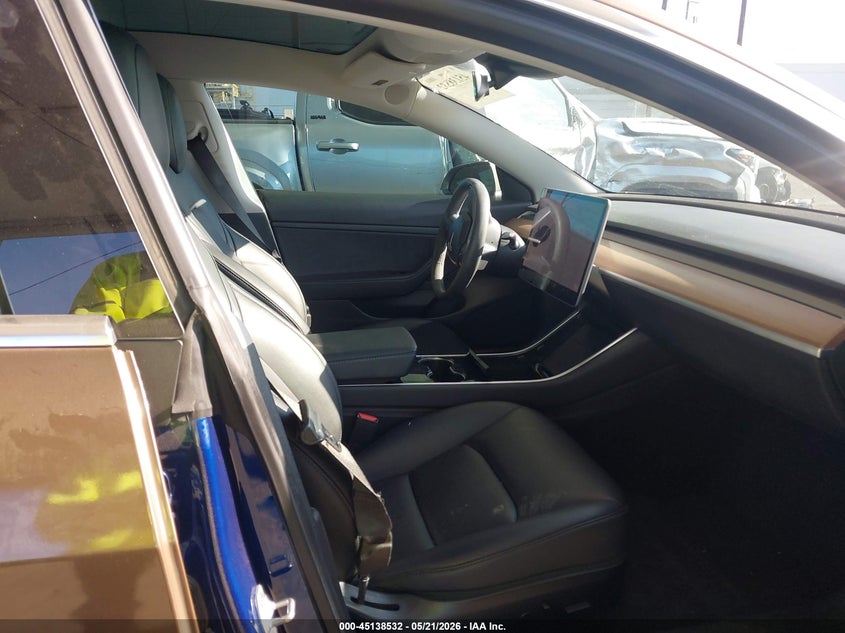 2020 Tesla Model 3 VIN 5YJ3E1EA6LF708894 IAAI salvage auction — LEFT FRONT, Salvage (California), sold $5,125 on 2026-07-09 (photo 5)
