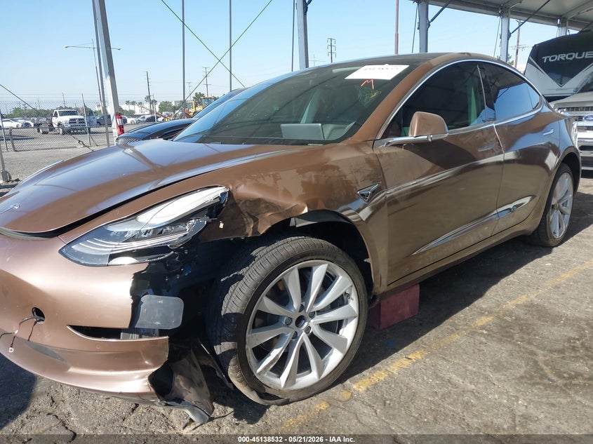2020 Tesla Model 3 VIN 5YJ3E1EA6LF708894 IAAI salvage auction — LEFT FRONT, Salvage (California), sold $5,125 on 2026-07-09 (photo 6)