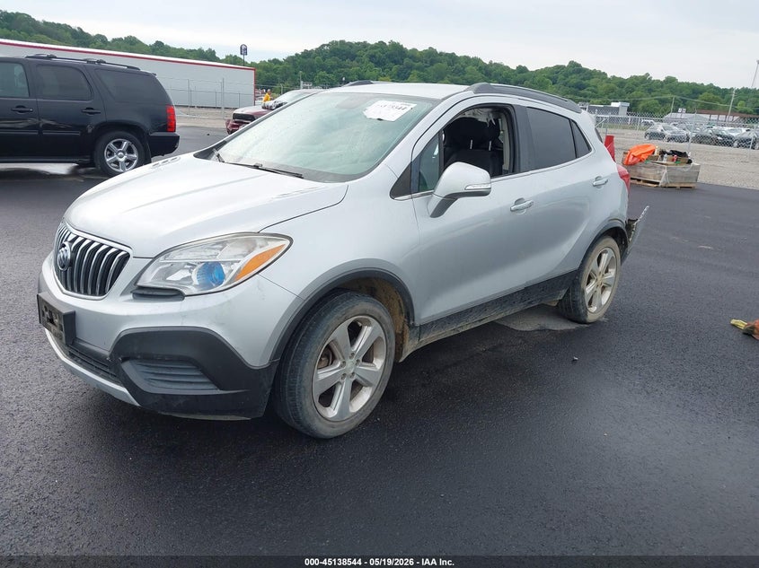 2015 Buick Encore VIN KL4CJASB5FB174474 IAAI salvage auction — REAR END, Salvage (Illinois), sold $925 on 2026-07-14 (photo 2)
