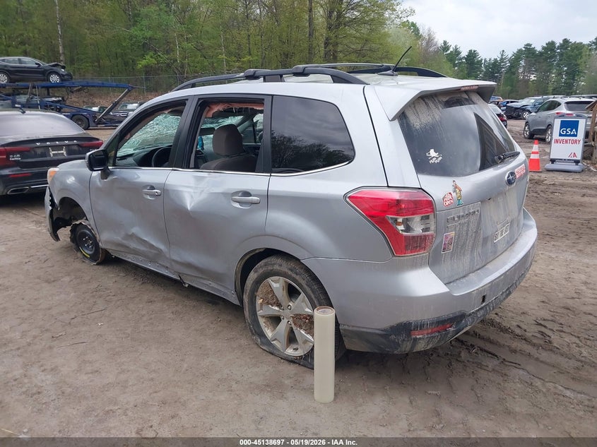 2014 Subaru Forester VIN JF2SJAMC2EH476888 IAAI salvage auction — ROLLOVER, Salvage (Vermont), sold $225 on 2026-07-09 (photo 3)