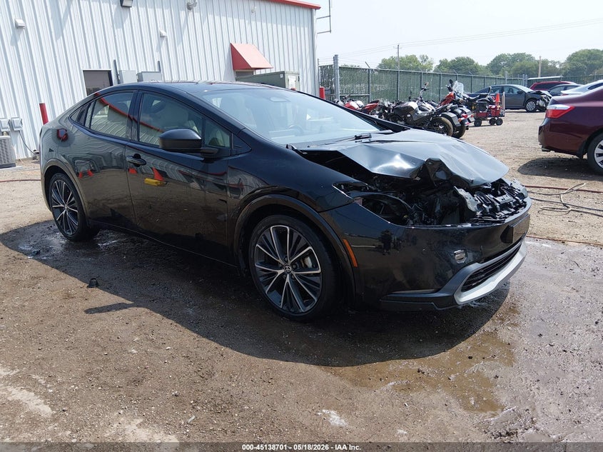 2023 Toyota Prius VIN JTDACAAU8P3006754 IAAI salvage auction — FRONT END, Salvage (Kansas), sold $7,000 on 2026-07-08 (photo 1)