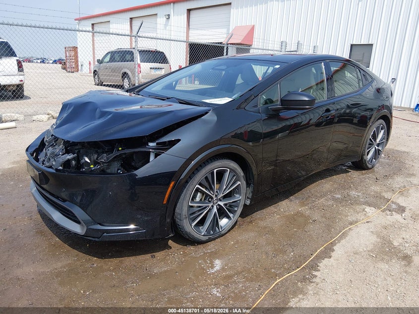 2023 Toyota Prius VIN JTDACAAU8P3006754 IAAI salvage auction — FRONT END, Salvage (Kansas), sold $7,000 on 2026-07-08 (photo 2)