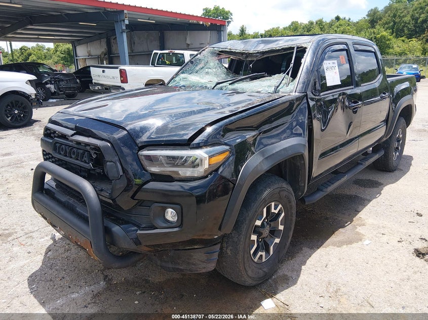 2021 Toyota Tacoma VIN 5TFAZ5CN3MX115638 IAAI salvage auction — ROLLOVER, Wait Title, sold $8,900 on 2026-09-12 (photo 2)
