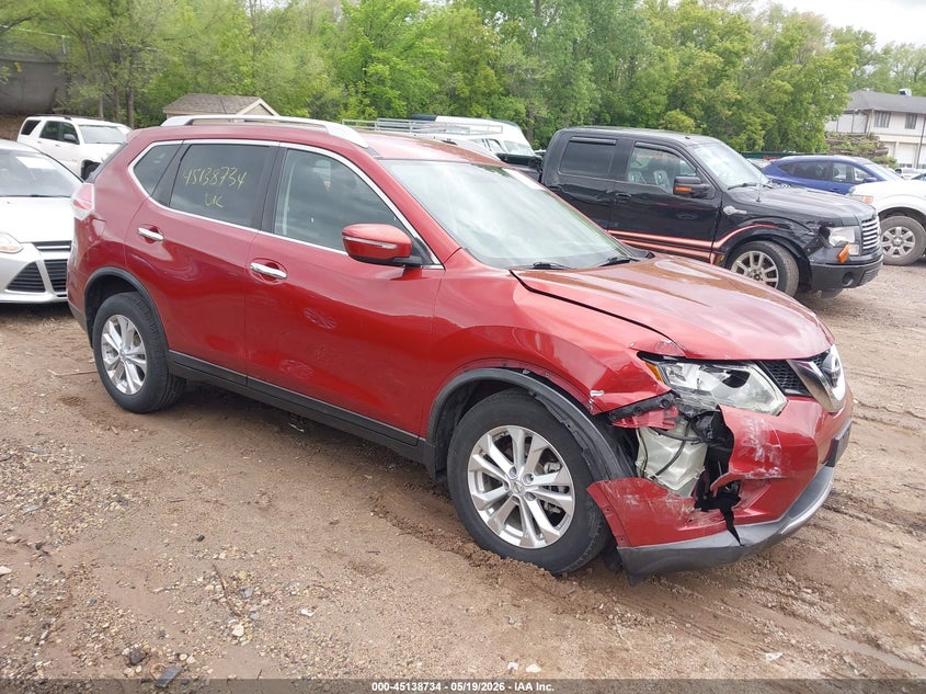 2015 Nissan Rogue VIN KNMAT2MVXFP558161 IAAI salvage auction — RIGHT FRONT, Salvage (Minnesota), sold $1,300 on 2026-07-29 (photo 1)