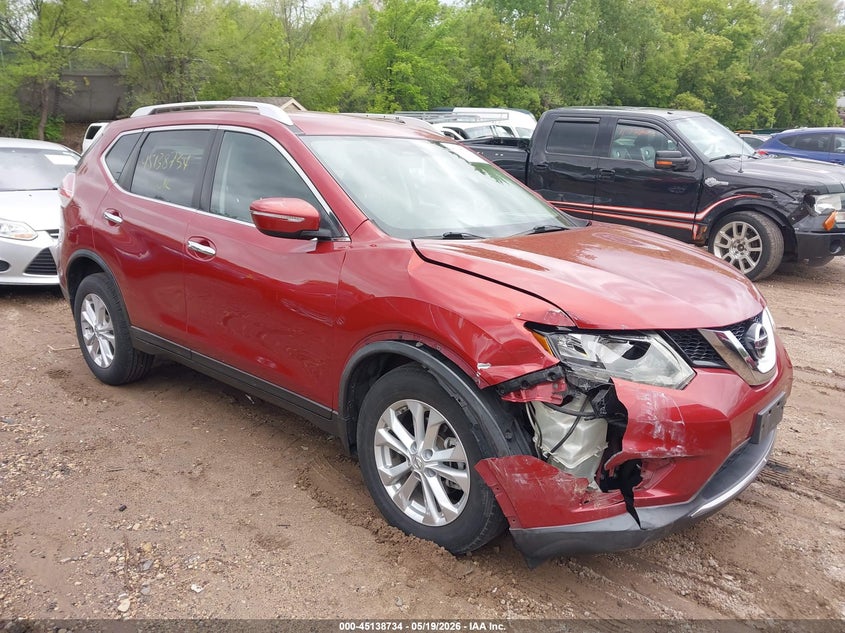 2015 Nissan Rogue VIN KNMAT2MVXFP558161 IAAI salvage auction — RIGHT FRONT, Salvage (Minnesota), sold $1,300 on 2026-07-29 (photo 6)