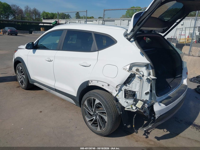 2020 Hyundai Tucson VIN KM8J3CAL7LU155613 IAAI salvage auction — FRONT & REAR, Mv-907A (New York), sold $3,750 on 2026-07-14 (photo 3)