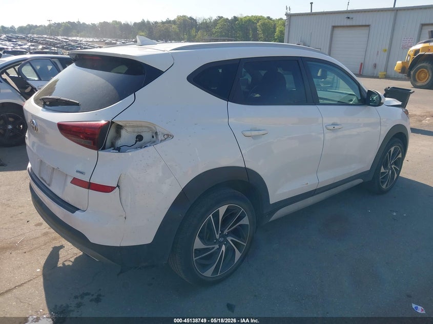 2020 Hyundai Tucson VIN KM8J3CAL7LU155613 IAAI salvage auction — FRONT & REAR, Mv-907A (New York), sold $3,750 on 2026-07-14 (photo 4)