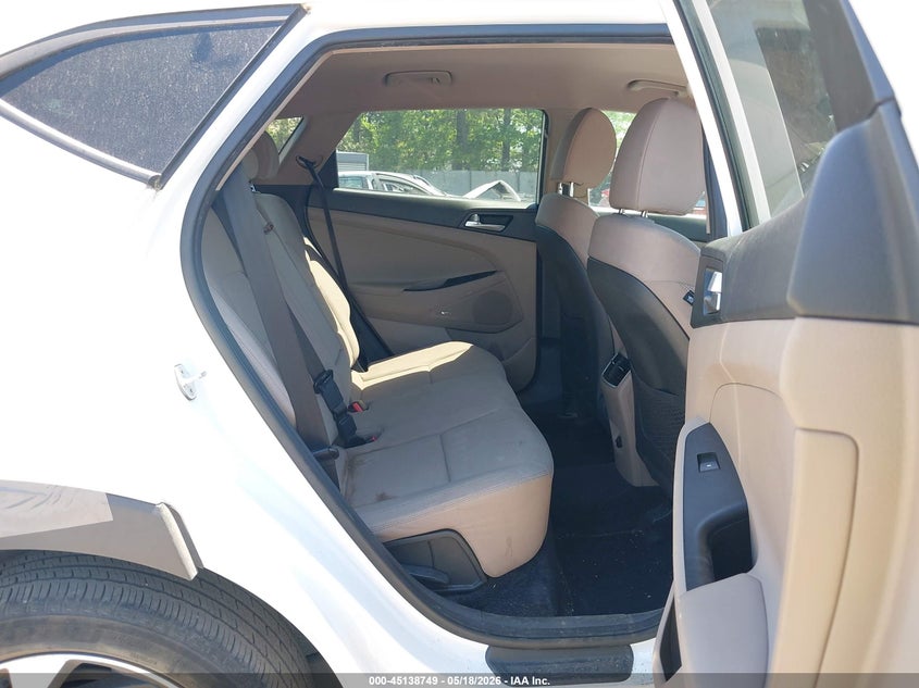 2020 Hyundai Tucson VIN KM8J3CAL7LU155613 IAAI salvage auction — FRONT & REAR, Mv-907A (New York), sold $3,750 on 2026-07-14 (photo 8)