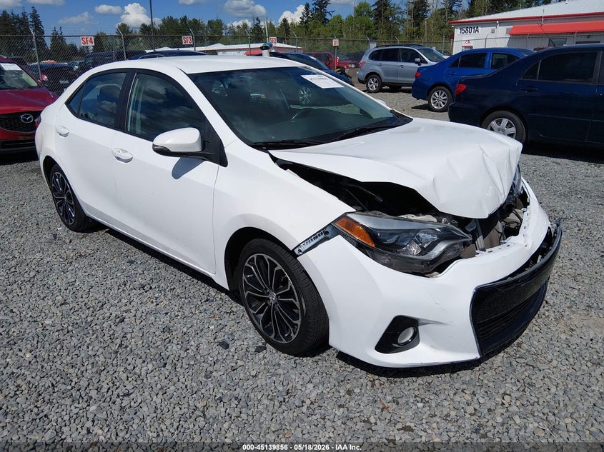 2015 Toyota Corolla VIN 5YFBURHE2FP349936 IAAI salvage auction — FRONT END, Bill Of Sale (Washington), sold $3,850 on 2026-07-08 (photo 1)