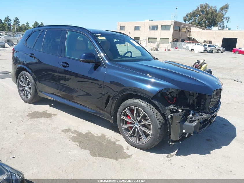 2025 BMW X5 VIN 5UX43EU02S9X83822 IAAI salvage auction — FRONT END, Salvage (California), sold $59,150 on 2026-07-06 (photo 1)
