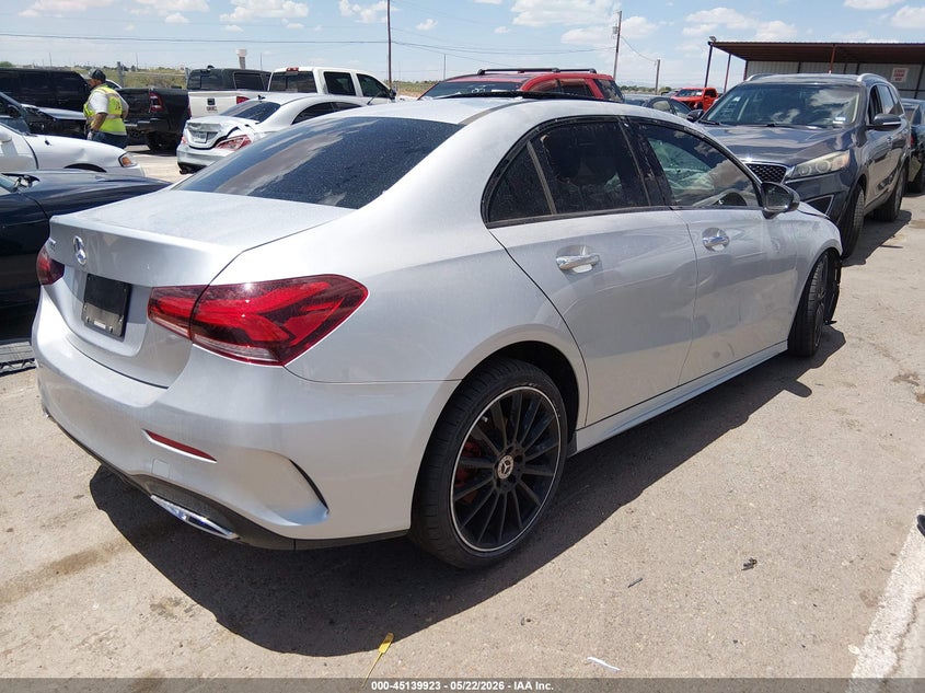 2019 Mercedes-benz A-klasse VIN WDD3G4EB4KW012765 IAAI salvage auction — FRONT END, Salvage (Texas), sold $4,600 on 2026-07-08 (photo 4)