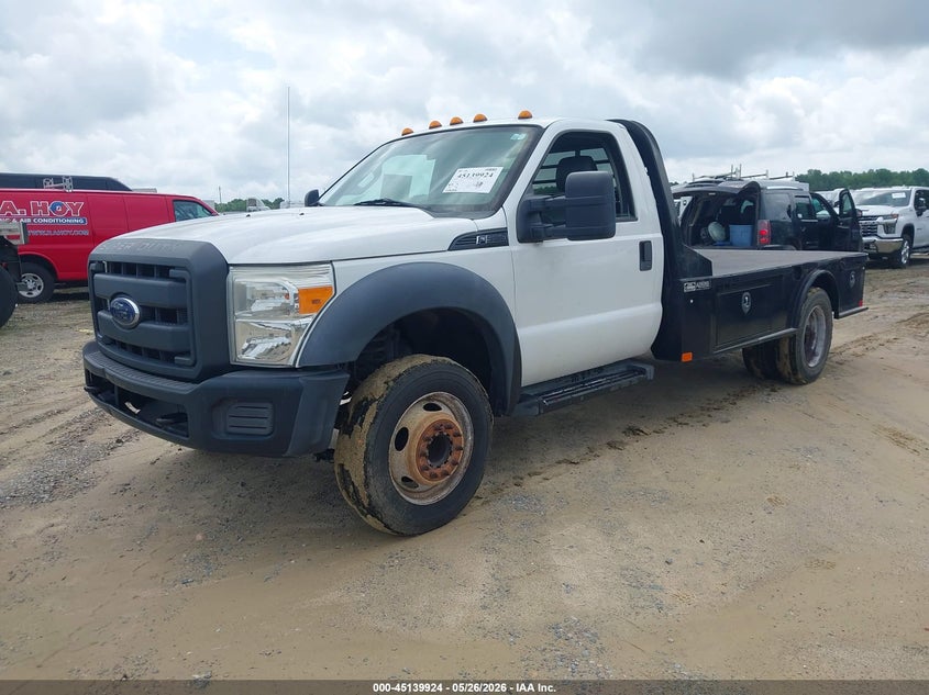 2013 Ford F-550 chassis VIN 1FDUF5GYXDEA57531 IAAI salvage auction — NORMAL WEAR, Clear (North Carolina), sold $25 on 2026-07-29 (photo 2)