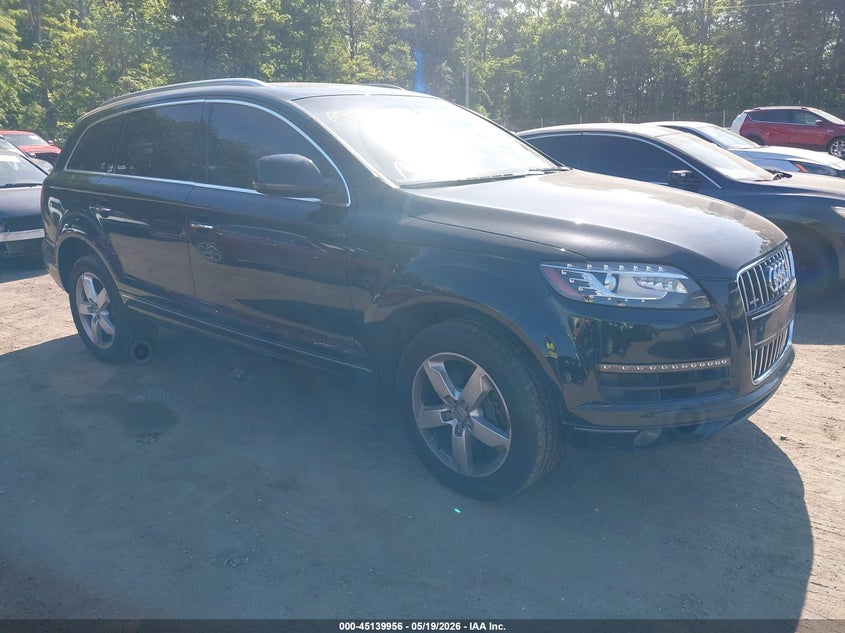2015 Audi Q7 VIN WA1CMAFE8FD017411 IAAI salvage auction — SIDE, Salvage - Greater Than 75% (Maryland), sold $1,850 on 2026-08-28 (photo 1)